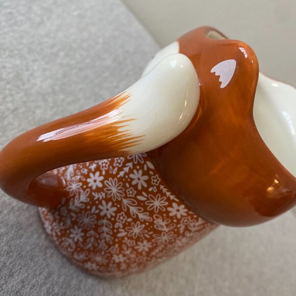 Natural Life Folk Art Francis The Fox "Cup of Cozy" Orange White Coffee Mug - Picture 8 of 8